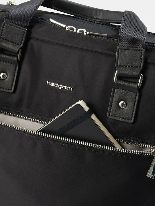 Hedgren Opalia Αδιάβροχη Τσάντα Ώμου / Χειρός για Laptop 15.6" σε Μαύρο χρώμα