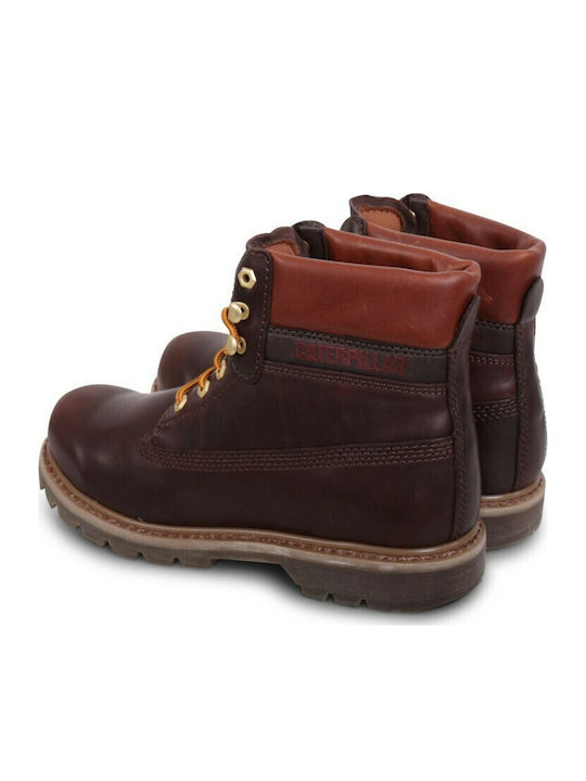 Colorado Lux Mahogany Δερμάτινα Καφέ Ανδρικά Αρβυλάκια
