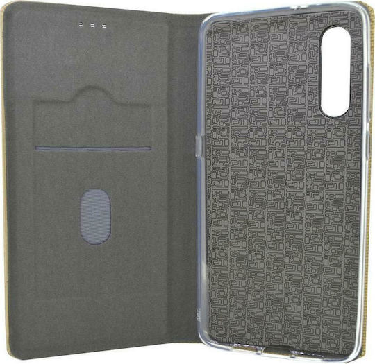 Ancus Magnetic Canvas Book Υφασμάτινο Χρυσό (Xiaomi Mi 9)
