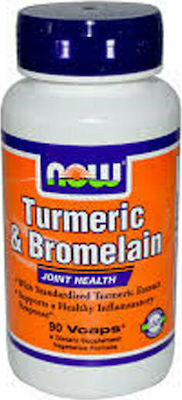 Now Foods Turmeric & Bromelain 90 veg. caps 733739031105