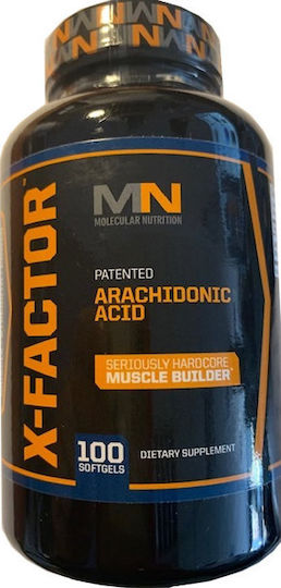 Molecular Nutrition X-Factor 250mg Supliment Pentru Instruire & Întărirea Testosteronului 100 Capsule Moi