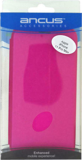 Ancus Magnetic Curve Book Δερματίνης Φούξια (iPhone 11 Pro Max)