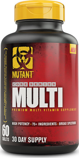 Mutant Core Series Multivitamină pentru Energie 60 Tablete
