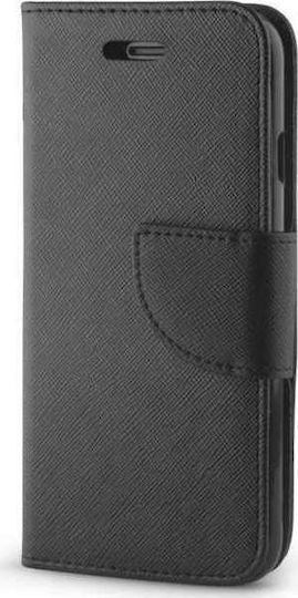 Fancy Wallet Synthetic Leather Black (Xiaomi Mi 9 Lite)