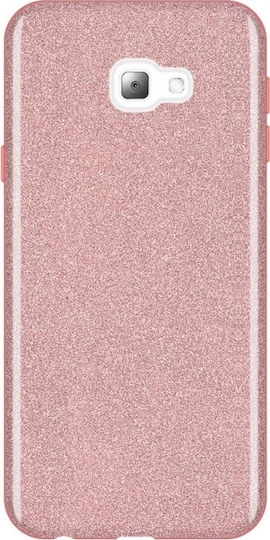 Forcell Back Cover Σιλικόνης Ροζ (Galaxy J4+)