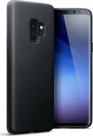 Forcell Matt Back Cover Σιλικόνης 1.2mm Μαύρο (Galaxy S9)