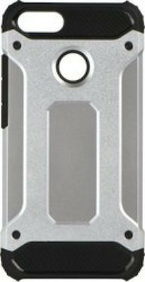 Hurtel Tough Armor Synthetic Back Cover Durable Silver (Redmi 4x)