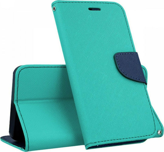 Brieftasche Synthetisches Leder Türkis (Galaxy J3 2016)