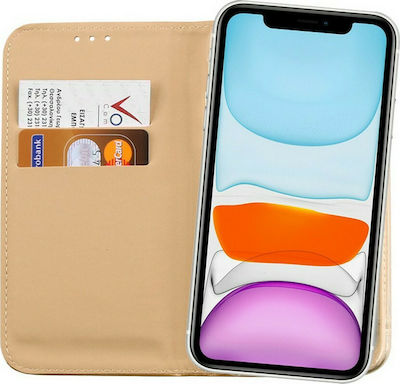 Volte-Tel Pocket Magnet Synthetic Leather Book Gold (iPhone 11)