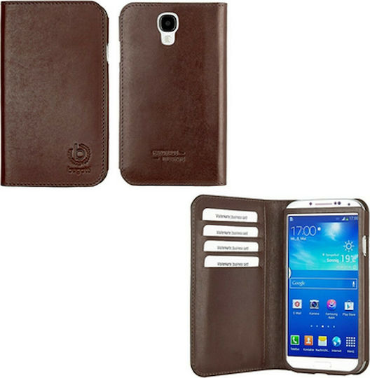Bugatti Book Δερματίνης Καφέ (Galaxy S4)