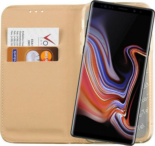 Volte-Tel Pocket Magnet Book Δερματίνης Χρυσό (Galaxy Note 9)