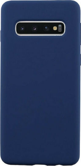 Idol 1991 Velvet TPU Задна корица Пластмаса Син (Galaxy S10)