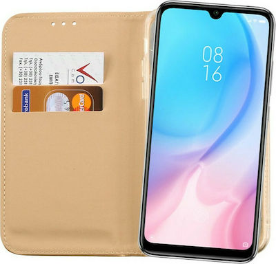 Volte-Tel Pocket Magnet Synthetic Leather Book Gold (Xiaomi Mi A3)