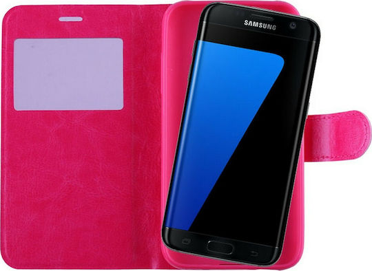 Volte-Tel Wallet Δερματίνης Ροζ (Galaxy S7 Edge)