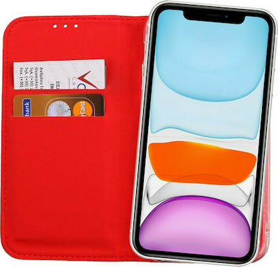 Volte-Tel Pocket Magnet Synthetic Leather Book Red (iPhone 11)