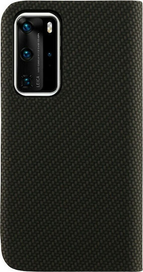 Idol 1991 Elite Anti-RFID Book Δερματίνης Μαύρο (Huawei P40)