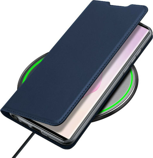 Dux Ducis Skin Pro Wallet Piele artificială Albastru marin (Galaxy Note 20)