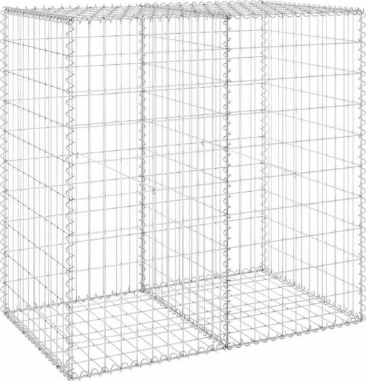 vidaXL Wall Garden Fencing Material with Covers 1pcs Silver
