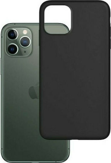 3MK Matt Back Cover Silicone 1.2mm Black (iPhone 12 Pro Max)