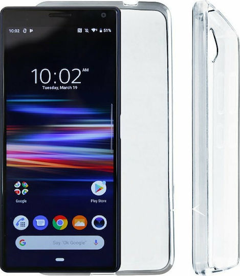 Volte-Tel Slimcolor Air Back Cover Silicone Transparent (Xperia 10 Plus)