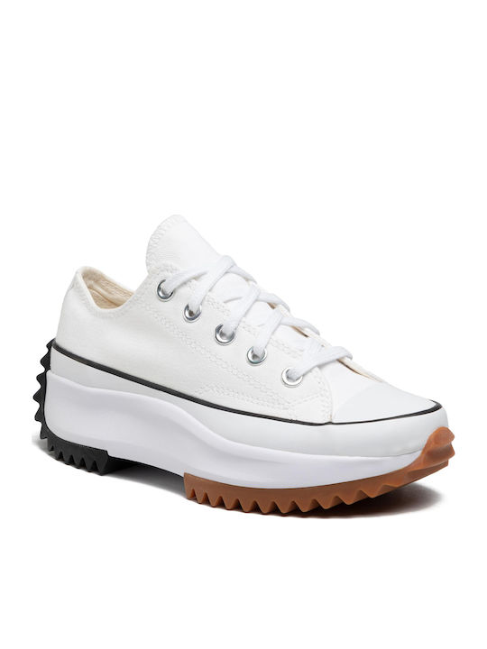 Converse Run Star Hike Γυναικεία Sneakers Λευκά