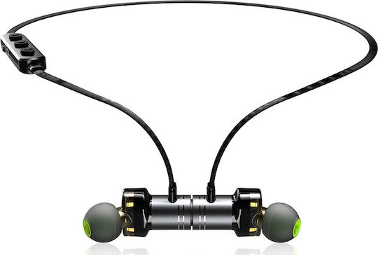Awei X670BL In ear Bluetooth хендсфри Слушалки с Устойчивост на Пот Черен