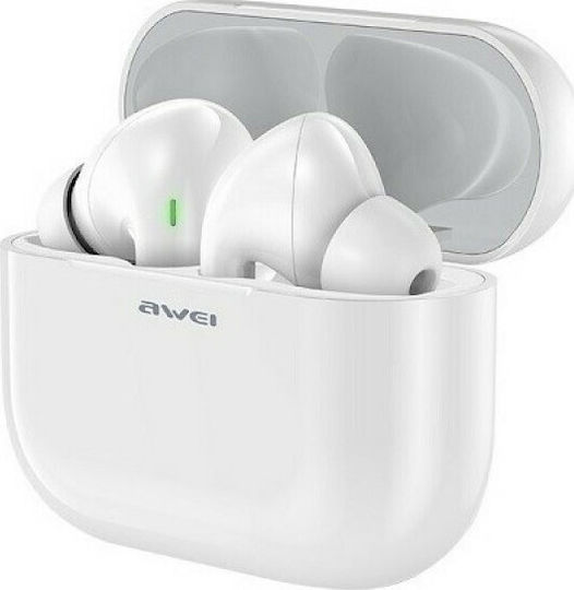 Awei T29 In-ear Bluetooth Handsfree Earphones with Sweat Resistance and Charging Case White