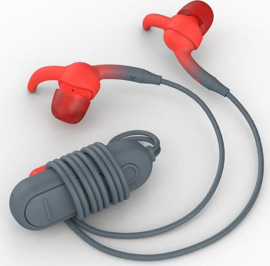 iFrogz Sound Hub Plugz In-ear Bluetooth Handsfree Ακουστικά με Αντοχή στον Ιδρώτα Γκρι