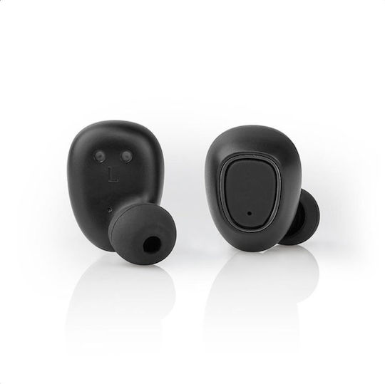 Nedis HPBT5052BK In-ear Bluetooth Handsfree Ακουστικά με Θήκη Φόρτισης Μαύρα