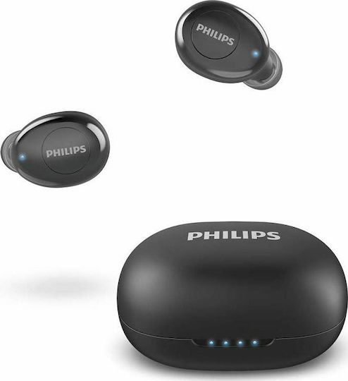 Philips UT102 In-ear Bluetooth Handsfree Ακουστικά με Θήκη Φόρτισης Μαύρα