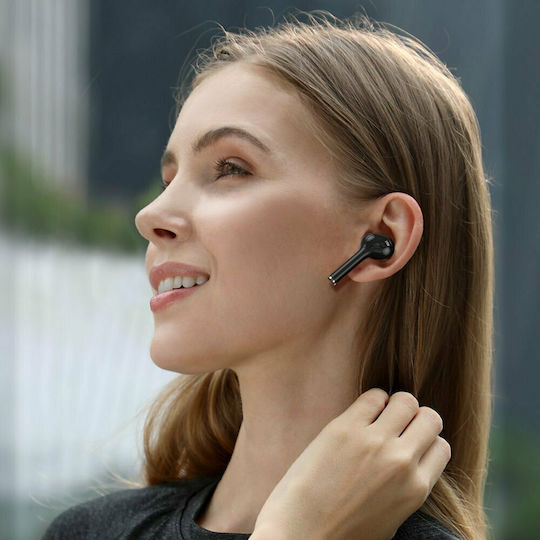 Baseus W06 In-ear Bluetooth Handsfree Căști cu Rezistență la Transpirație și Carcasă de Încărcare Negru