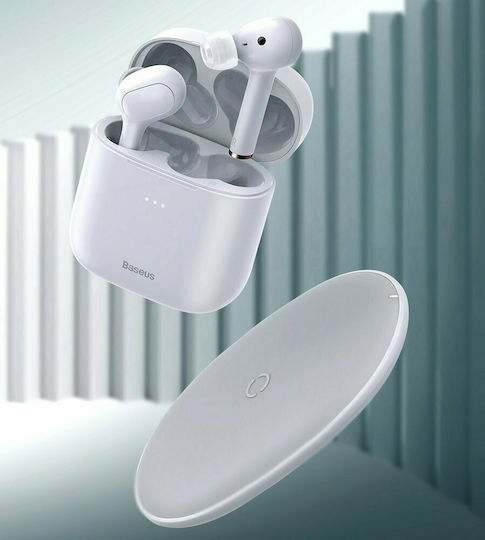 Baseus W06 In-ear Bluetooth Handsfree Căști cu Rezistență la Transpirație și Carcasă de Încărcare Negru
