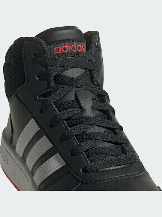 Hoops Hoops 2 Kids Sports Shoes Basketball with Laces Core Black / Cloud White / Vivid Red