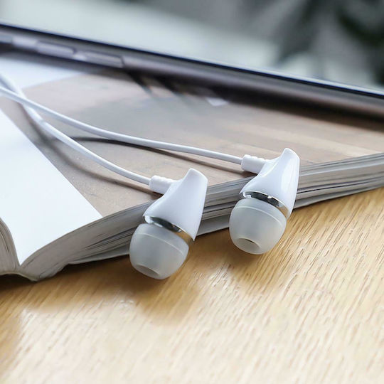 Borofone BM25 In-ear Handsfree with 3.5mm Connector White