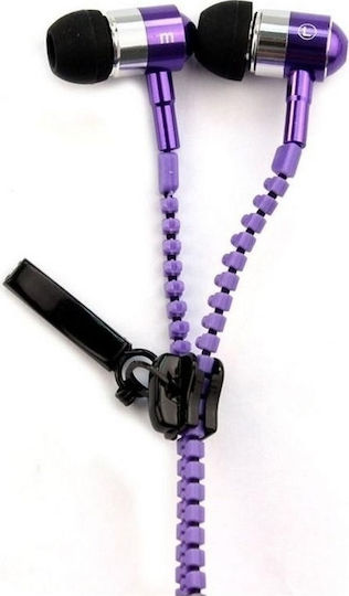 Amazing Zip În ureche Handsfree cu Mufă 3.5mm Violet