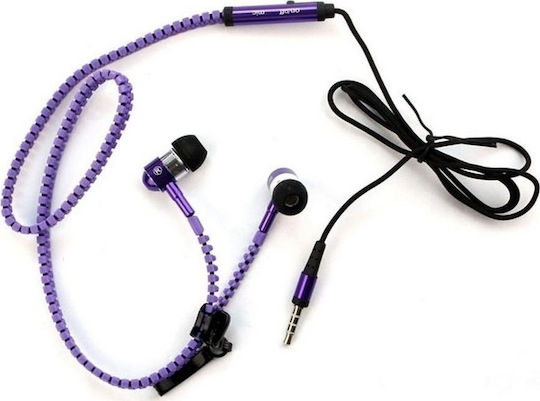 Amazing Zip În ureche Handsfree cu Mufă 3.5mm Violet