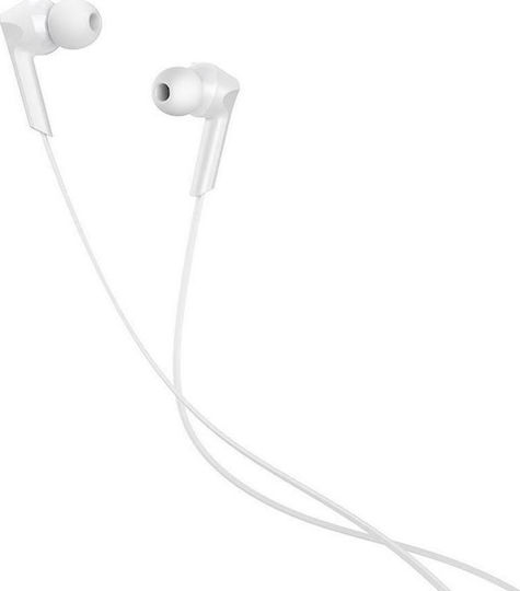 Hoco M72 Admire In-ear Handsfree με Βύσμα 3.5mm Λευκό