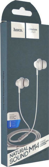 Hoco M14 Initial Sound In-ear Handsfree με Βύσμα 3.5mm Λευκό