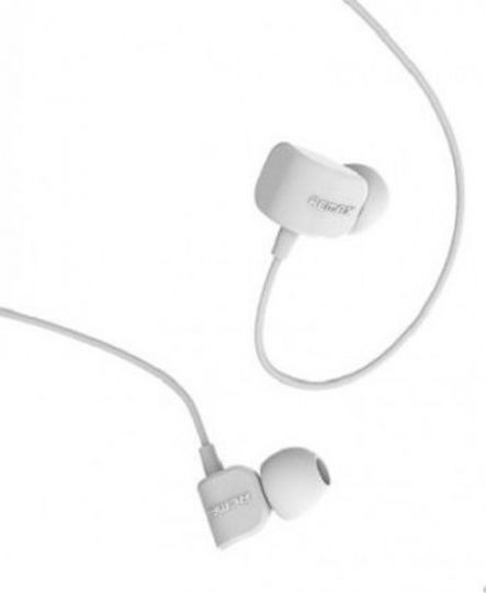 Remax RM-502 In-ear Handsfree με Βύσμα 3.5mm Λευκό