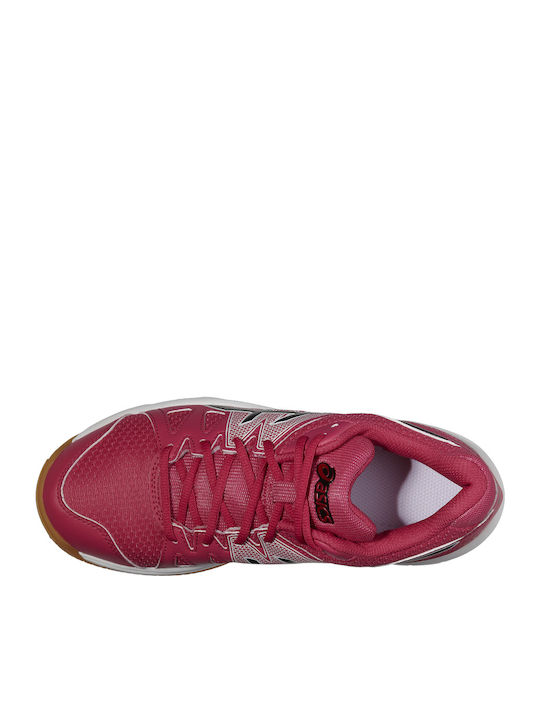 Gel Upcourt GS Kinder Sportschuhe Volleyball mit Schnürsenkeln Rosa