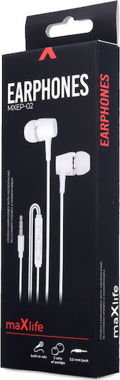 Maxlife MXEP-02 Безжични Стерео с жак 3.5mm Бял