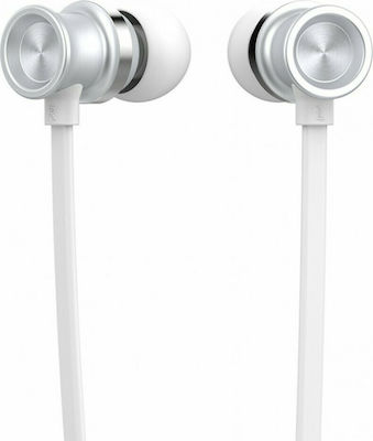 Celebrat D7 In-ear Handsfree με Βύσμα 3.5mm Λευκό