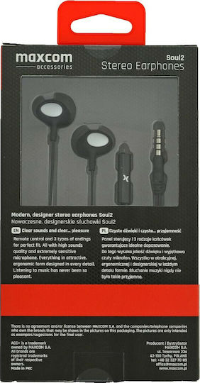 ACC+ Soul 2 In-ear Handsfree με Βύσμα 3.5mm Μαύρο