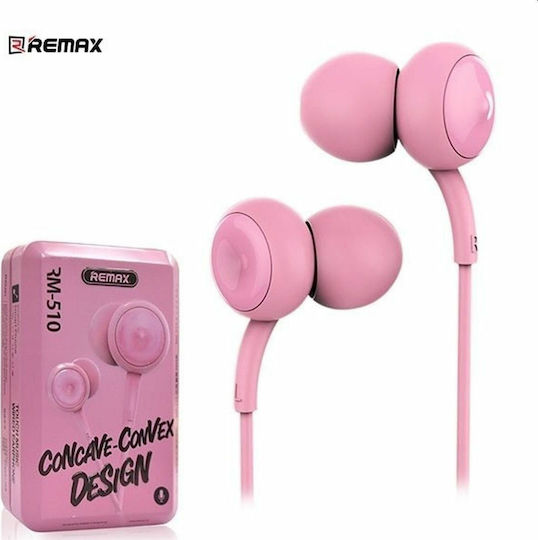 Remax RM-510 In-ear Handsfree with 3.5mm Connector Pink