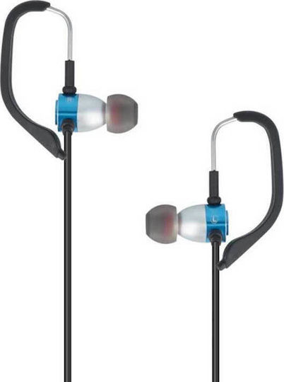 Forever Sport Music In-ear Handsfree with 3.5mm Connector Blue