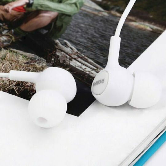 Remax RM-515 In-ear Handsfree Headphones with Connector 3.5mm White