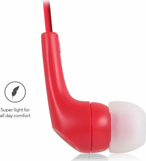 Motorola Earbuds 2 In-ear Handsfree με Βύσμα 3.5mm Κόκκινο