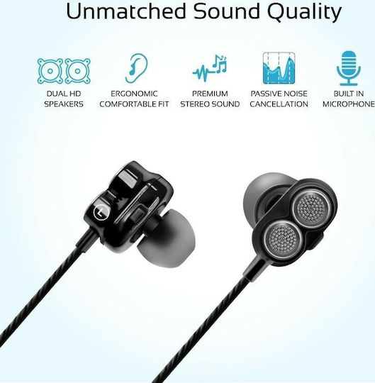 Promate Onyx Безжични Стерео с жак 3.5mm Черен