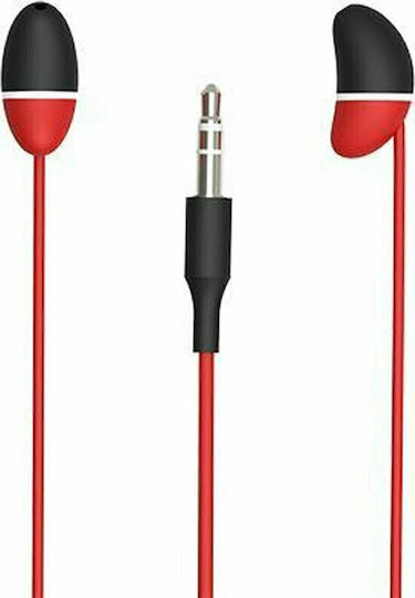 Allocacoc Earbeans Bass In-ear Handsfree με Βύσμα 3.5mm Κόκκινο