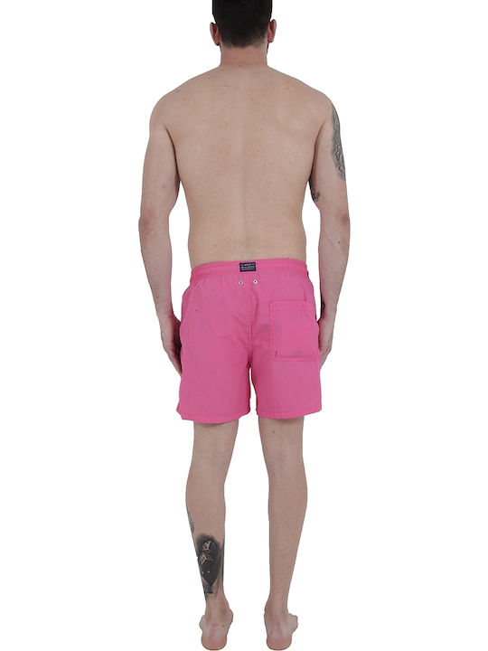 Gant Solid Men's Swimwear Bermuda Pink